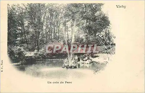 Cartes postales Vichy un Coin du Parc (carte 1900)