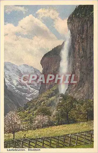 Cartes postales Lauterbrunnen Staubbach