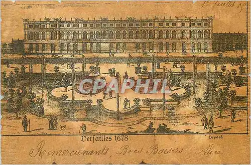 Cartes postales Versailles 1678