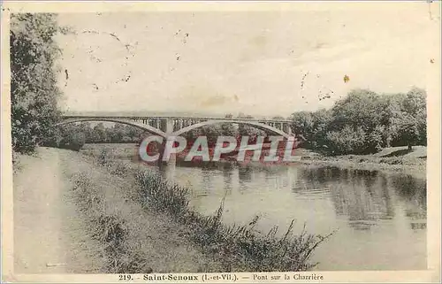 Cartes postales Saint Senoux (I et V) Pont sur la Charriere