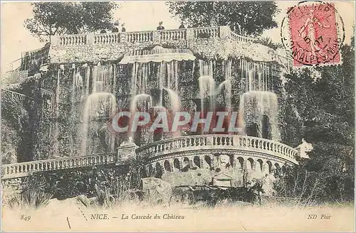 Cartes postales Nice La Cascade du Chateau