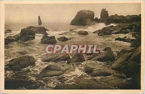Cartes postales Tregastel (Cotes du Nord) Cote de Granit Bretagne La Douce France Le Grand Gouffre