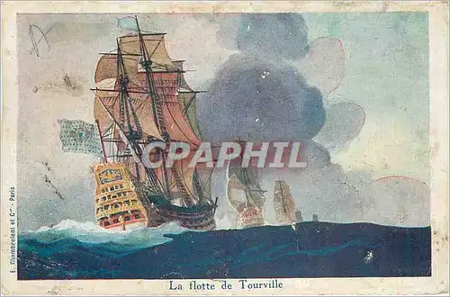 Ansichtskarte AK La Flotte de Tourville Bateau Voilier