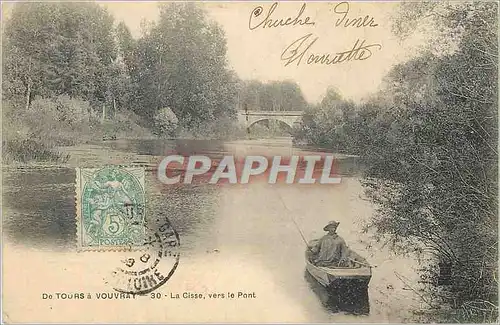 Cartes postales De Tours a Voudray La Cisse Vers le Pont Peche Pecheur