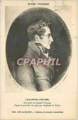 Cartes postales Aix les Bains Savoie Tourisme Maison et musee Lamartine Lamartine (1790 1869)