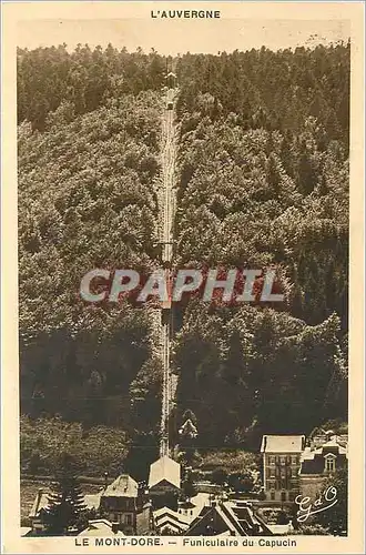 Ansichtskarte AK Le Mont Dore L'Auvergne Funiculaire du Capucin