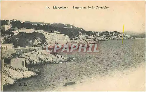 Cartes postales Marseille Panorama de la Corniche