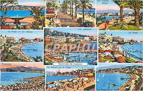Cartes postales Souvenir de Cannes