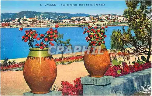 Cartes postales Nice (A M) Vue Generale prise de la Croisette