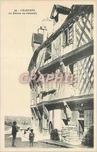 Cartes postales Chartres La Maison du Saumon
