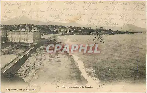 Cartes postales Biarritz Vue Panoramique