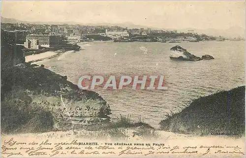 Ansichtskarte AK Biarritz Vue Generale prise du Phare