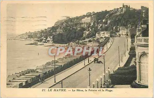 Cartes postales Le Havre La Heve La Falaise et la Plage