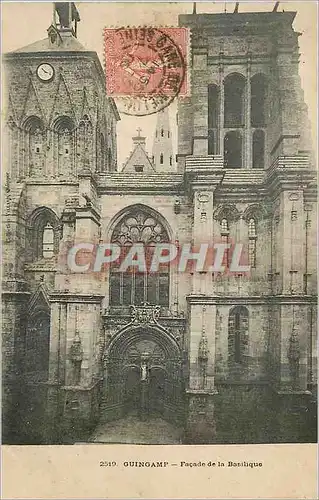 Cartes postales Guingamp Facade de la Basilique