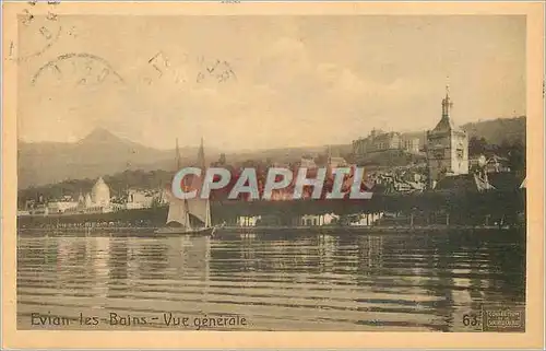 Cartes postales Evian les Bains Vue Generale