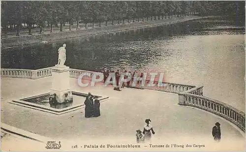 Cartes postales Palais de Fontainebleau Terrasse de l'Etang des Carpes