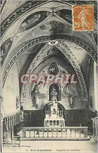 Cartes postales Roc Amadour Chapelle St Amadour
