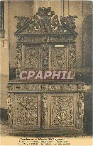 Cartes postales Toulouse Musee St Reymond Bahut a 2 corps renaissance Toulousaine