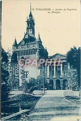 Cartes postales Toulouse Jardin du Capitole le Donjon
