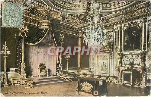 Cartes postales Fontainebleau Salle du Trone