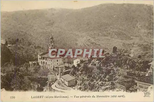 Ansichtskarte AK Laghet (Alpes Maritimes) Vue Generale du Monastere (Cote Nord)