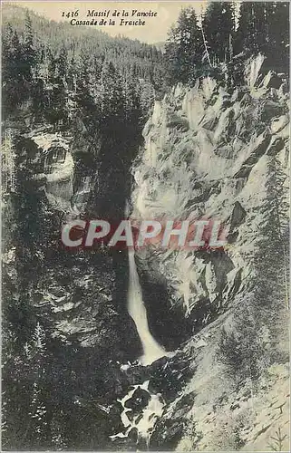 Cartes postales Massif de la Vanoise Cascade de la Fraiche