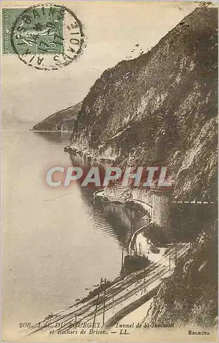 Cartes postales Lac du Bourget Tunnel de St Innocent