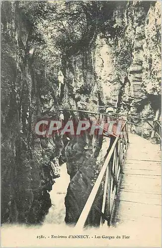 Cartes postales Environs d'Annecy les Gorges du Fier