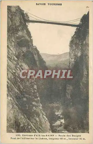 Cartes postales Environs d'Aix les Bains Route des Bauges