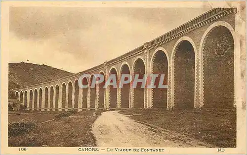 Cartes postales Cahors Le Viaduc de Fontanet