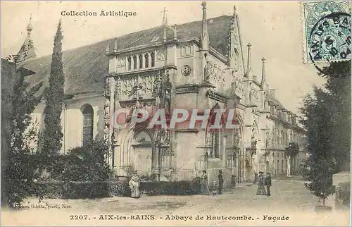Cartes postales Aix les Bains Abbaye de Hautecombe Facade