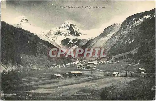Cartes postales Vue Generale de Sixt (Hte Savoie)