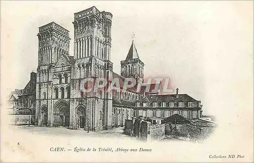 Cartes postales Caen Eglise de la Trinite Abbaye aux Dames