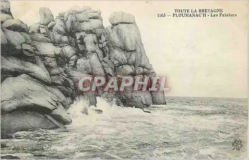 Cartes postales Ploumanac'h les Falaises Toute la Bretagne