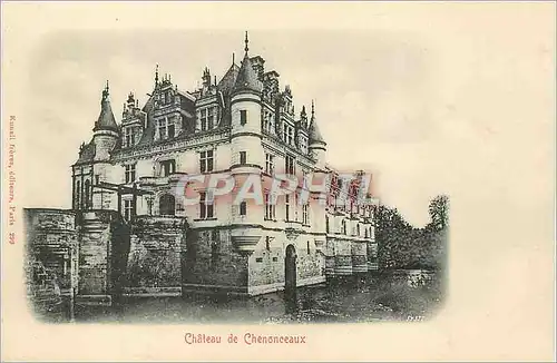 Cartes postales Chateau de Chenonceaux (carte 1900)