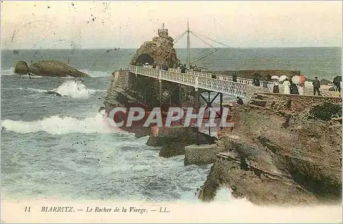 Cartes postales Biarritz le Rocher de la Vierge