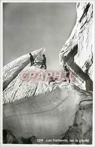 Cartes postales moderne Les Diablerets sur le Glacier Alpinisme