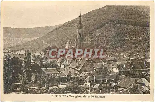 Cartes postales Thann Vue Generale et le Rangen
