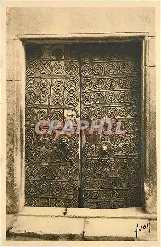 Ansichtskarte AK Environs d'Amelie les Bains Palalda (Pyrenees Orientales) L'eglise portes a ferrures du 18eme