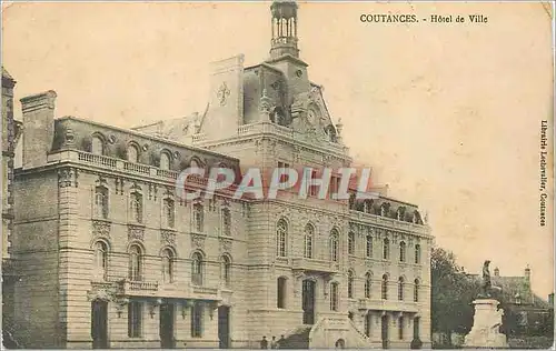 Cartes postales Coutances Hotel de Ville