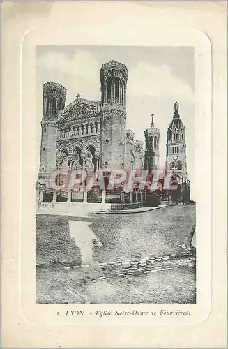 Ansichtskarte AK Lyon Eglise  Notre Dame de Fourvieres