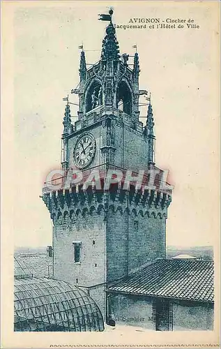 Ansichtskarte AK Avignon Clocher de Jacquemard et l'Hotel de Ville