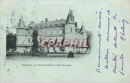 Ansichtskarte AK Chateau de Rambouillet (Cote du Lac) (carte 1900)