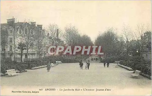 Cartes postales Angers le Jardin du Mail
