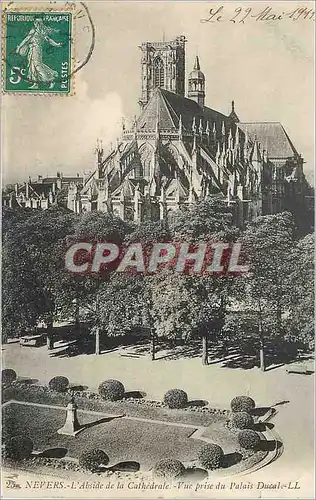 Ansichtskarte AK Nevers l'Abside de la Cathedrale