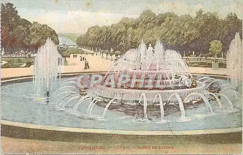 Cartes postales Versailles le Parc
