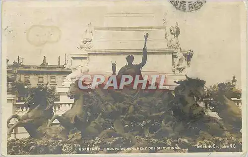 Cartes postales Bordeaux Groupe du Monument des Girondins