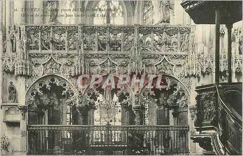 Cartes postales Troyes Eglise Ste Madeleine