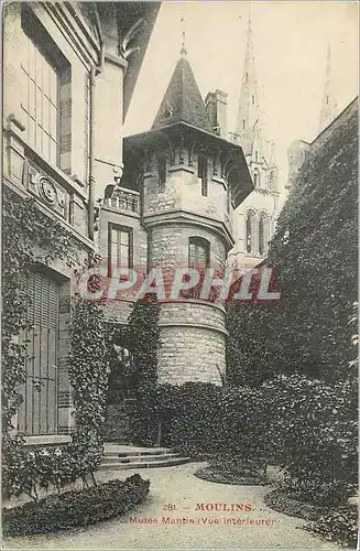 Cartes postales Moulins Musee Martin (Vue Interieure)