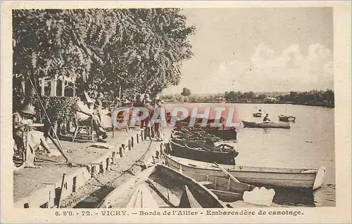 Ansichtskarte AK Vichy Bords de l'Allier Embarcadere de canotage Bateaux